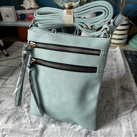 Handbags - Nina Multi Zipper Crossbody Bag